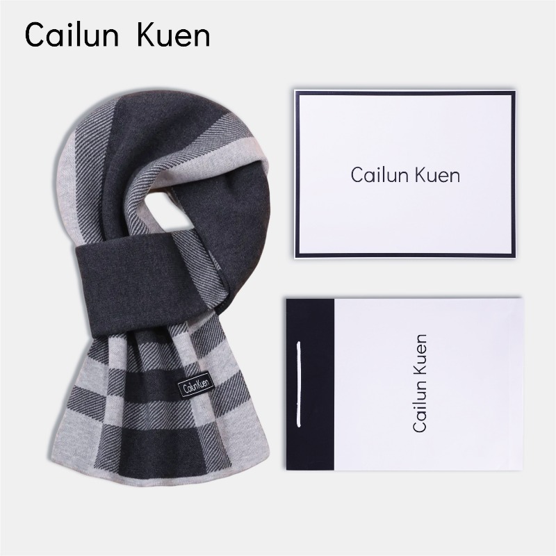 Muffler Men Wool - Nieuwe mannen Veelzijdige Wolmix Sjaal Winter