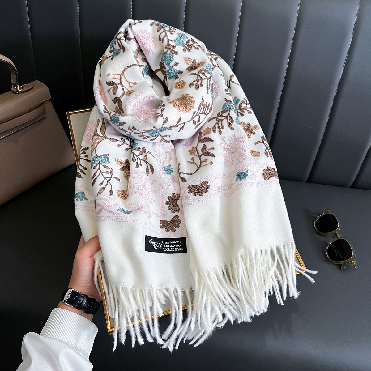 Woven Scarf Blanket - Nieuwe Winter Warme Kasjmier Sjaal voor