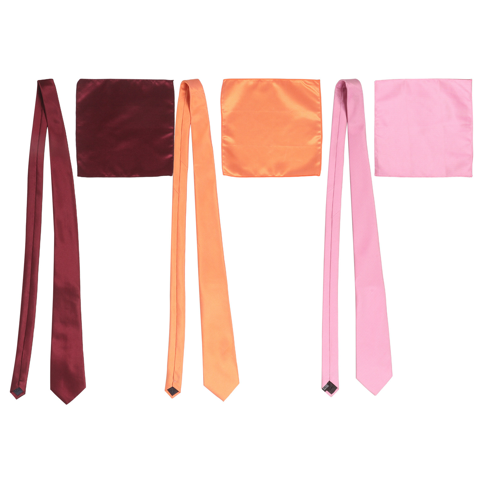 Pocket Square Set - Effen kleur heren stropdas zakvierkant set