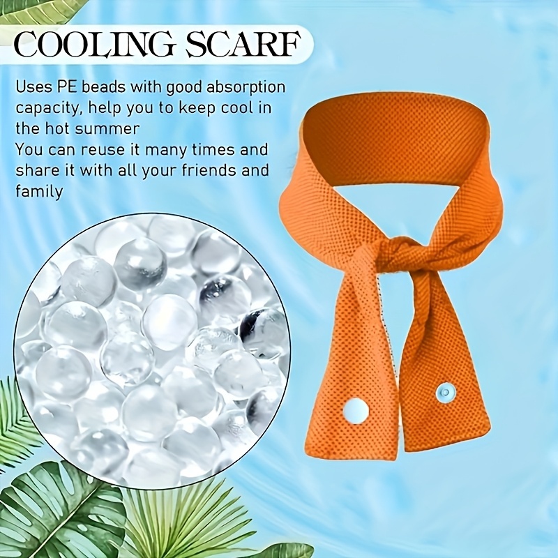 Silk Neck Scarf - Koelende nekwarmer sjaal bandana handdoek ijszijde