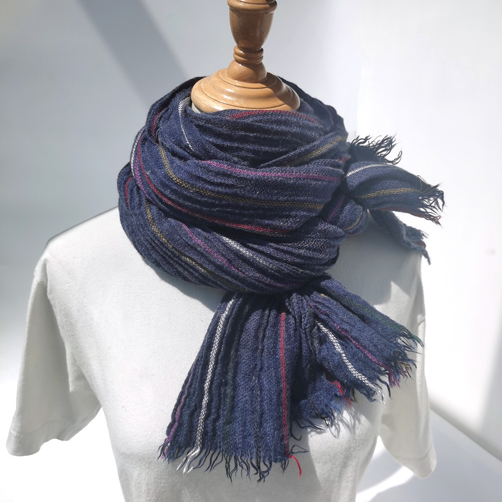 Muffler Men Wool - Warme Winter Mannen Wollen Sjaal Modemerk