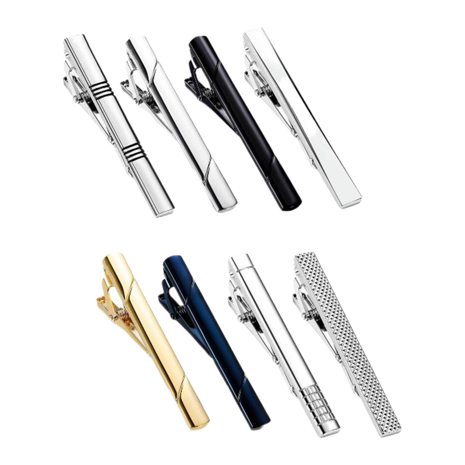 Tie Bar Set Gift - Stropdasclips Knoopsluiting Overhemd Bruiloft Zakelijk Gesp