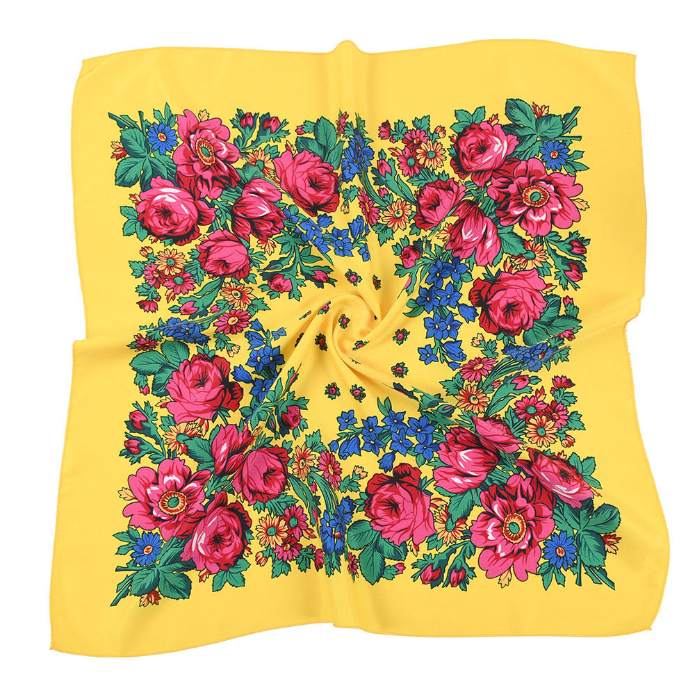 Bandana Cotton - 70*70 cm Russische Stijl Vierkante Sjaal