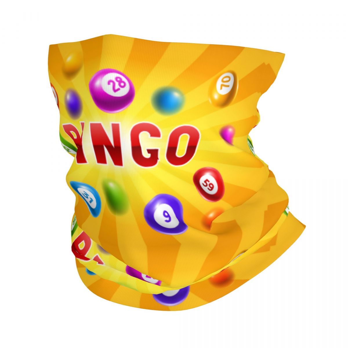 Neck Warmer Tube - Custom Hot Game Bingo Bandana Halswarmer