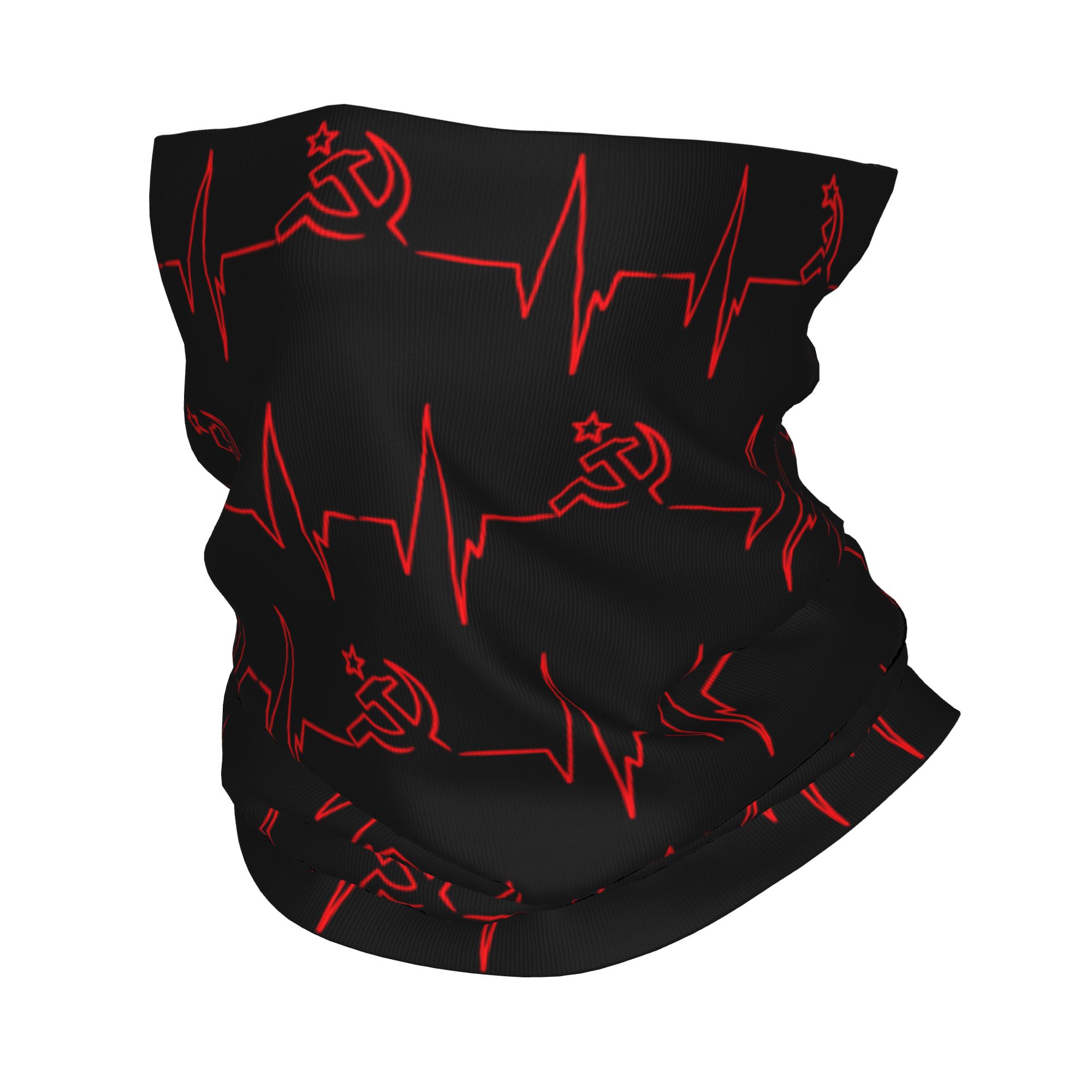 Neck Warmer Tube - Custom Hartslag Russische Vlag Rusland CCCP