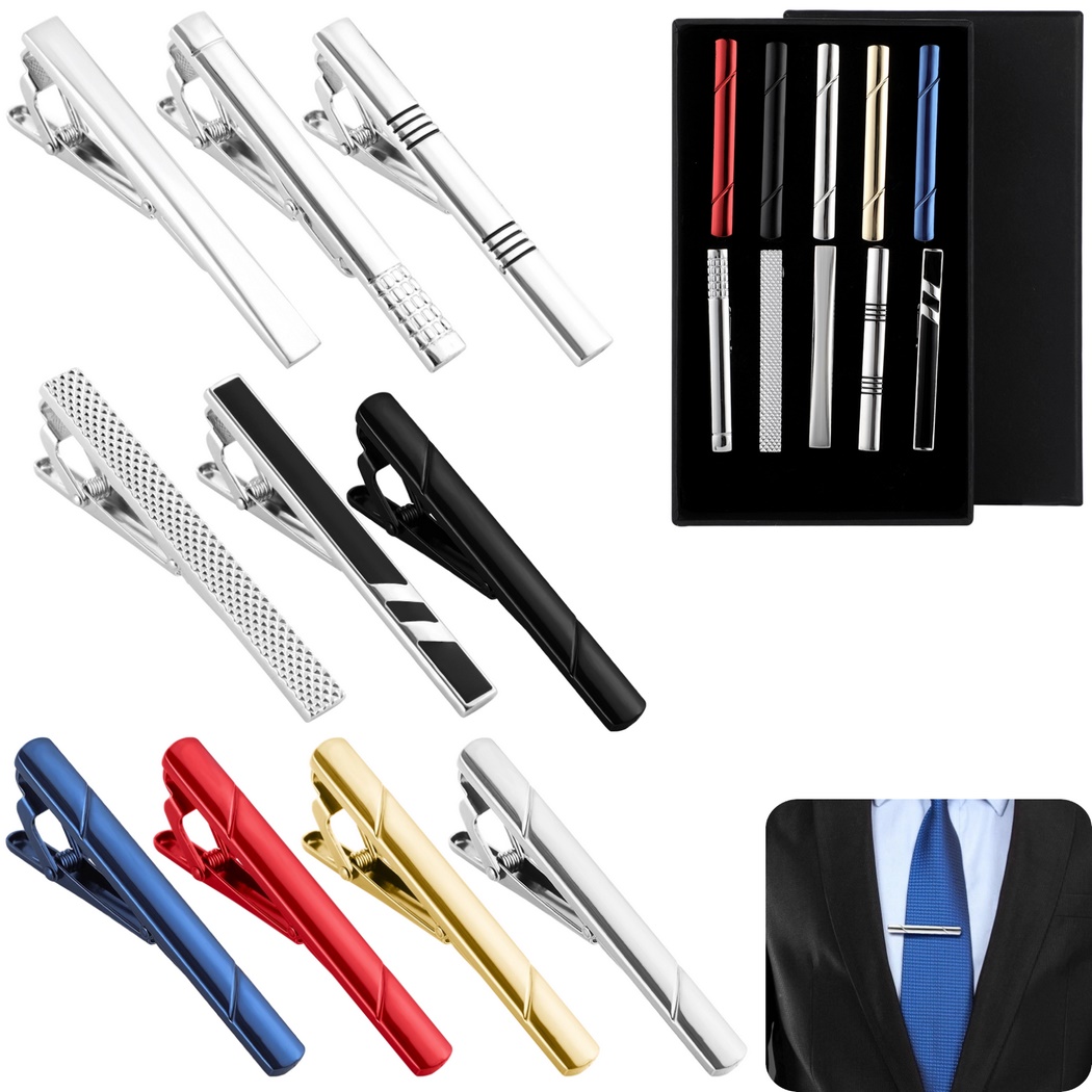 Tie Bar Set Gift - 10 stuks dasspeldjes set voor heren,