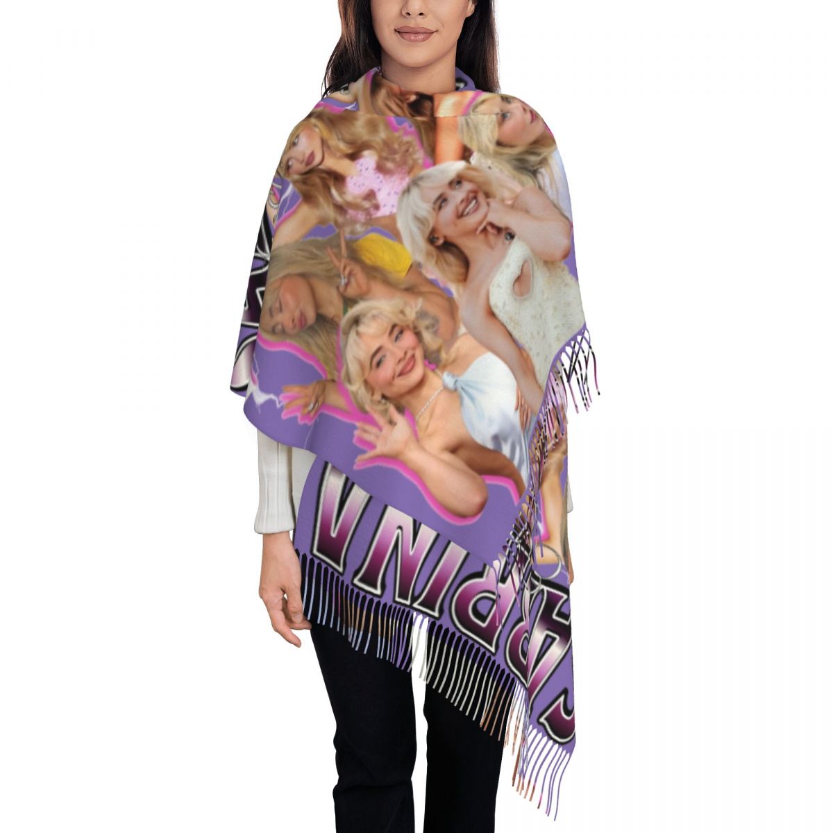 Pashmina Wrap Large - Sabrina Carpenter jaren '90 Sjaal Wrap