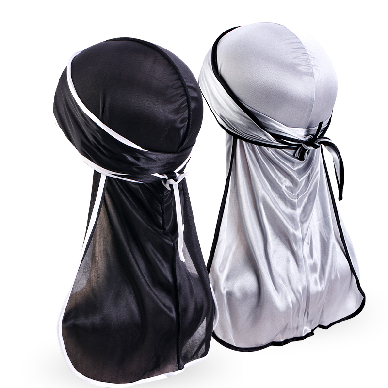 Bandana Doo Rag - 2 Stks/partij Unisex Heren Satijn Durag