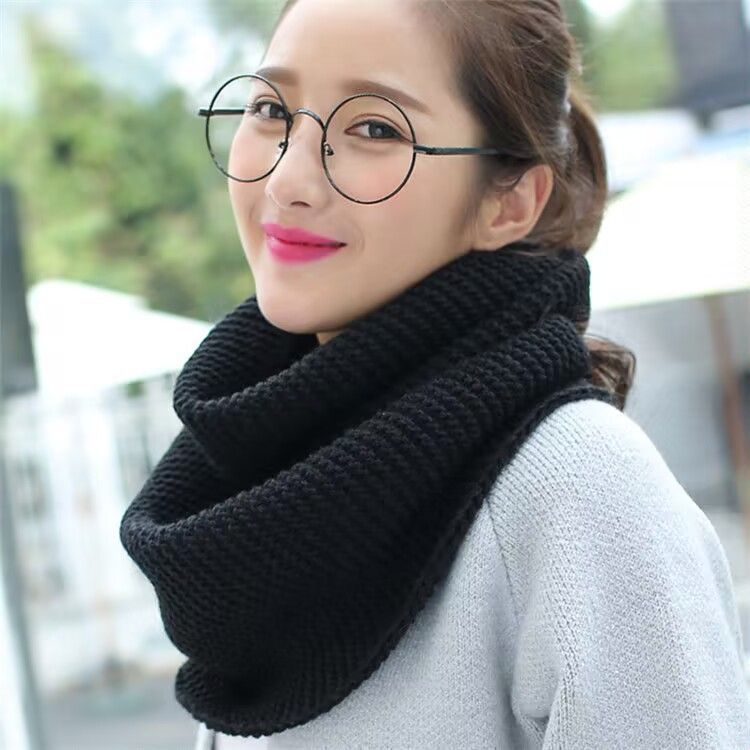 Infinity Scarf Knit - Wintersjaal voor dames oneindigheid Gebreide sjaal