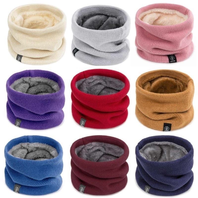 Infinity Scarf Knit - Winter Gebreide Pluche Dikke Sjaal Vrouwen
