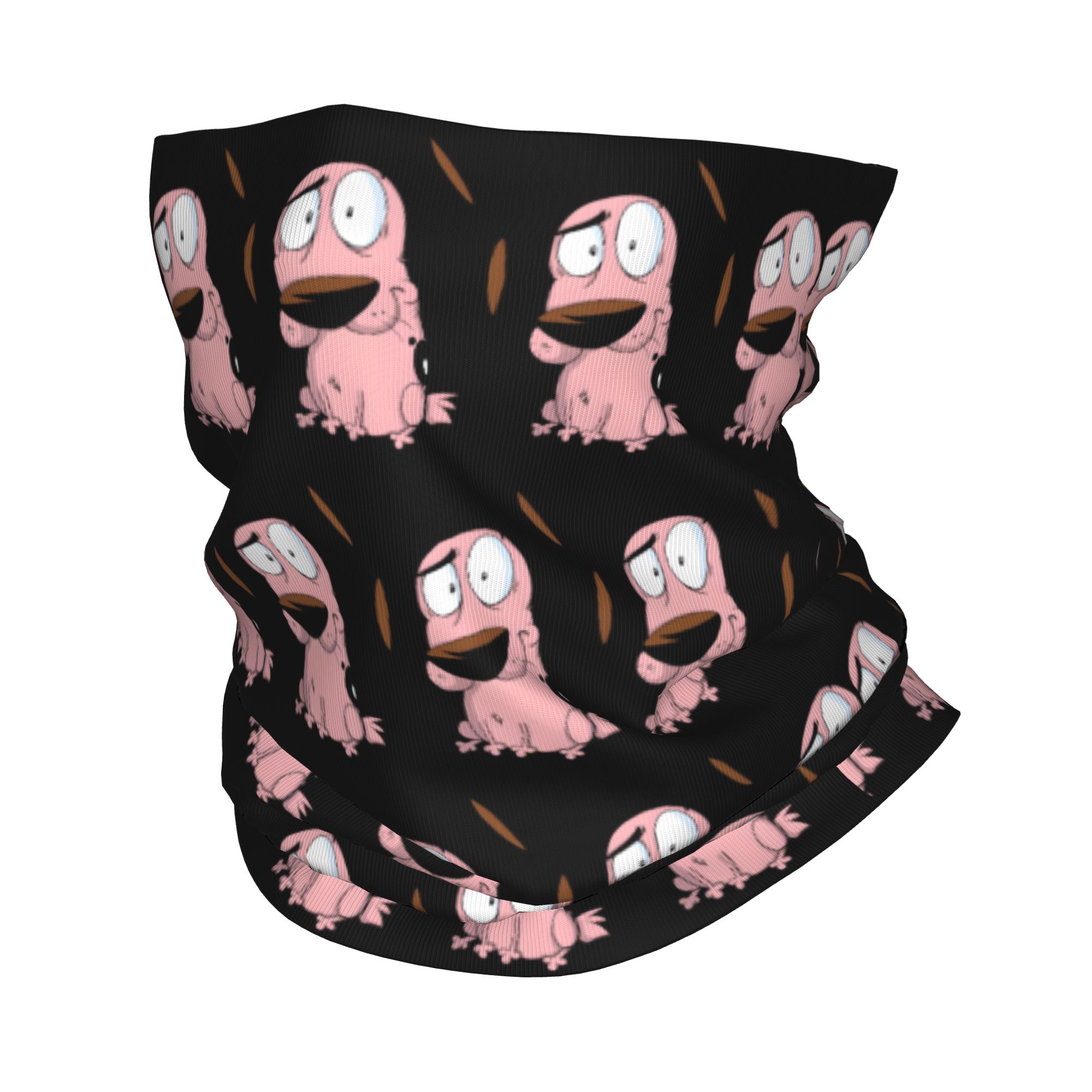 Neck Warmer Tube - Aangepaste Cartoon Courage Dog Winter hoofdband