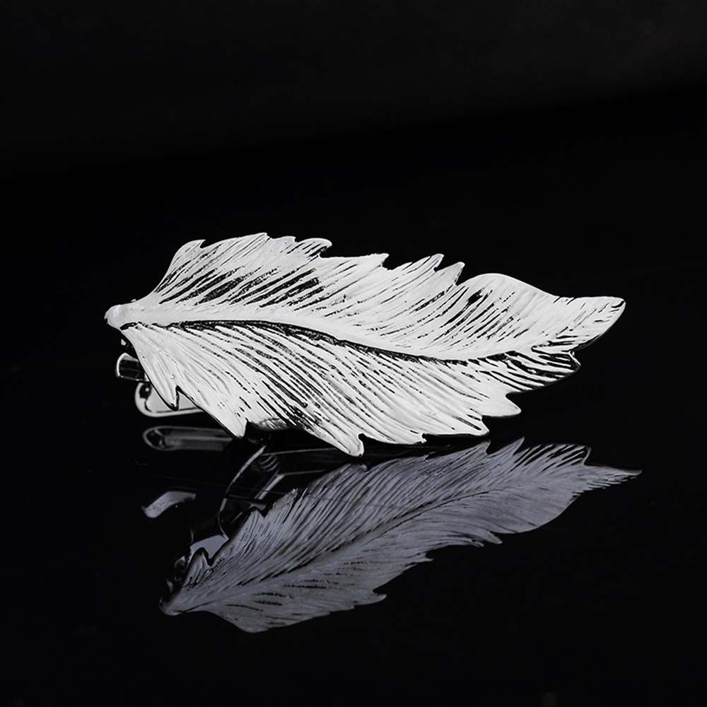 Tie Clip Silver - Creatieve charme 1 stuk bruiloft zilveren