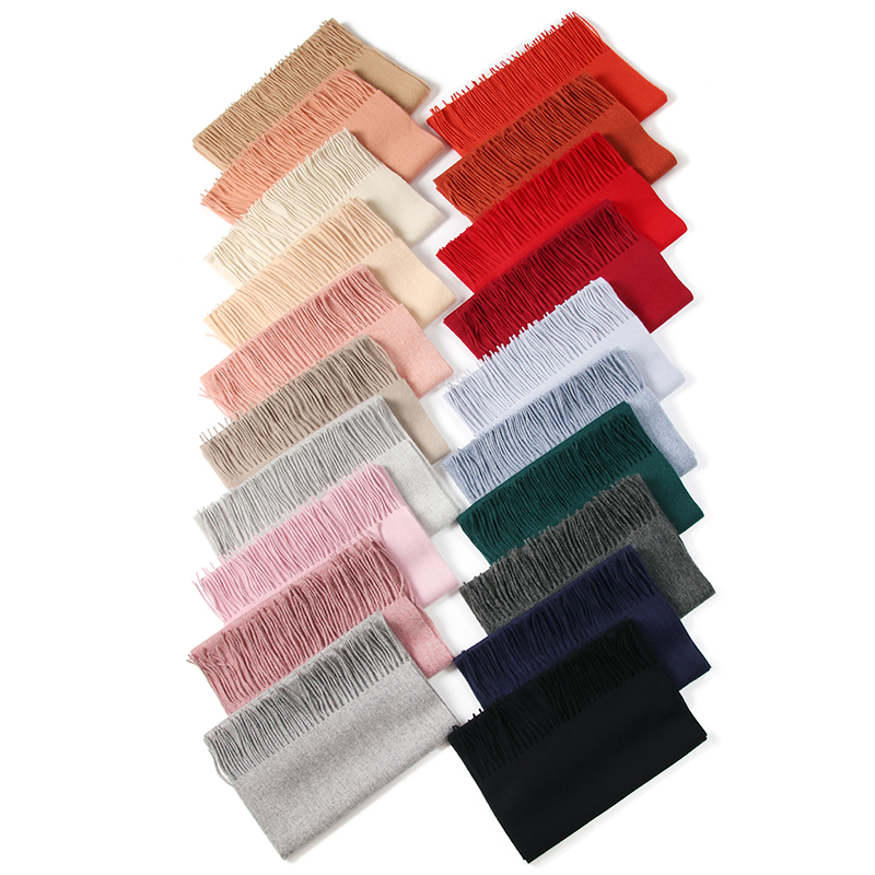 Muffler Men Wool - LONGMING 100% Merinowol Gebreide Sjaal Nieuwe