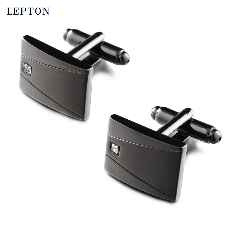 Tie Bar Set Gift - Klassieke Zwarte Manchetknopen & Dasspeldjes Set