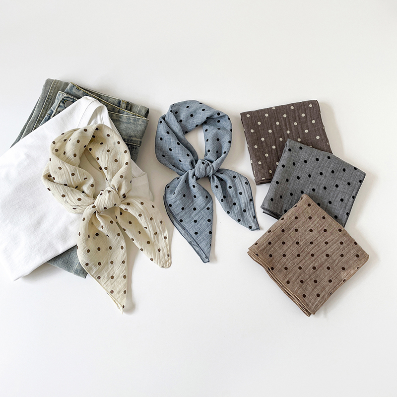 Bandana Cotton - Nieuwe effen katoenen linnen sjaal voor