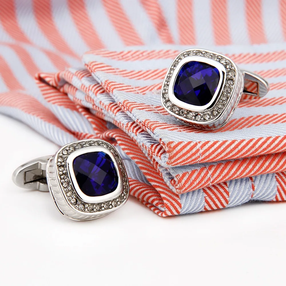 Tie Clip Silver - Manchetknopen voor heren Luxe hoogwaardige overhemdknopen