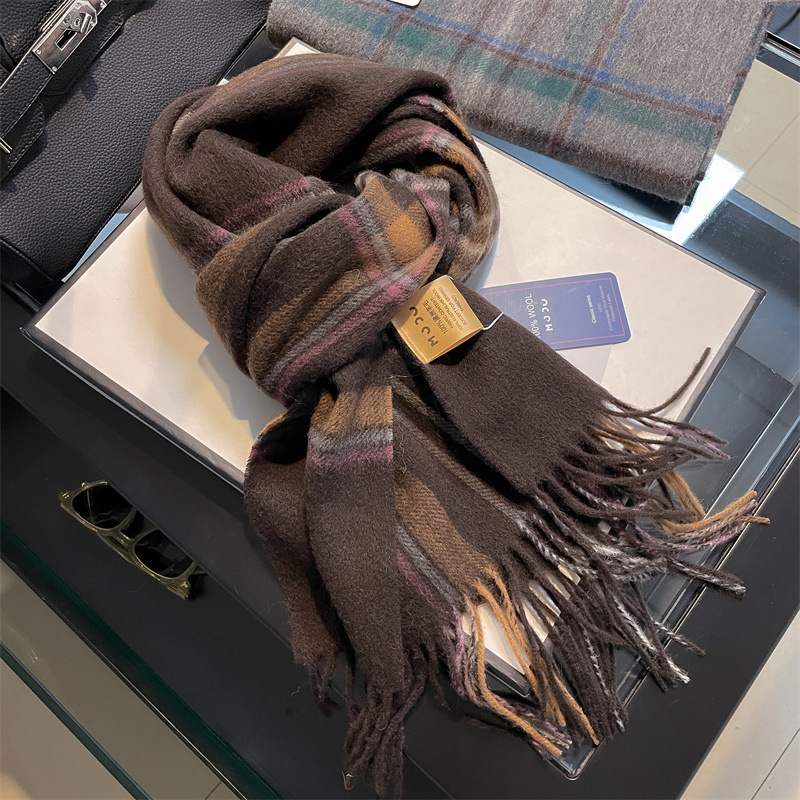 Muffler Men Wool - Hoge Kwaliteit Pure 100% Wol Mannen