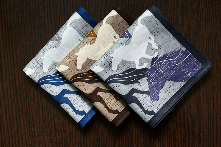 Handkerchief Cotton Men - Goede kwaliteit Japan Katoen zakdoeken, Paarden