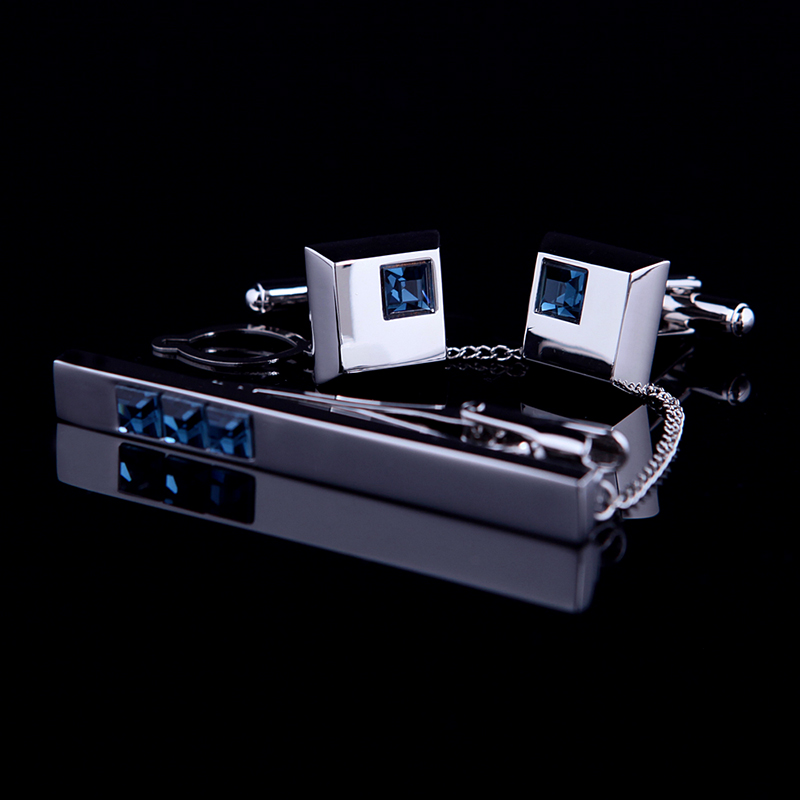 Tie Bar Set Gift - Kflk Hoge Kwaliteit Manchetknopen Stropdas Clip