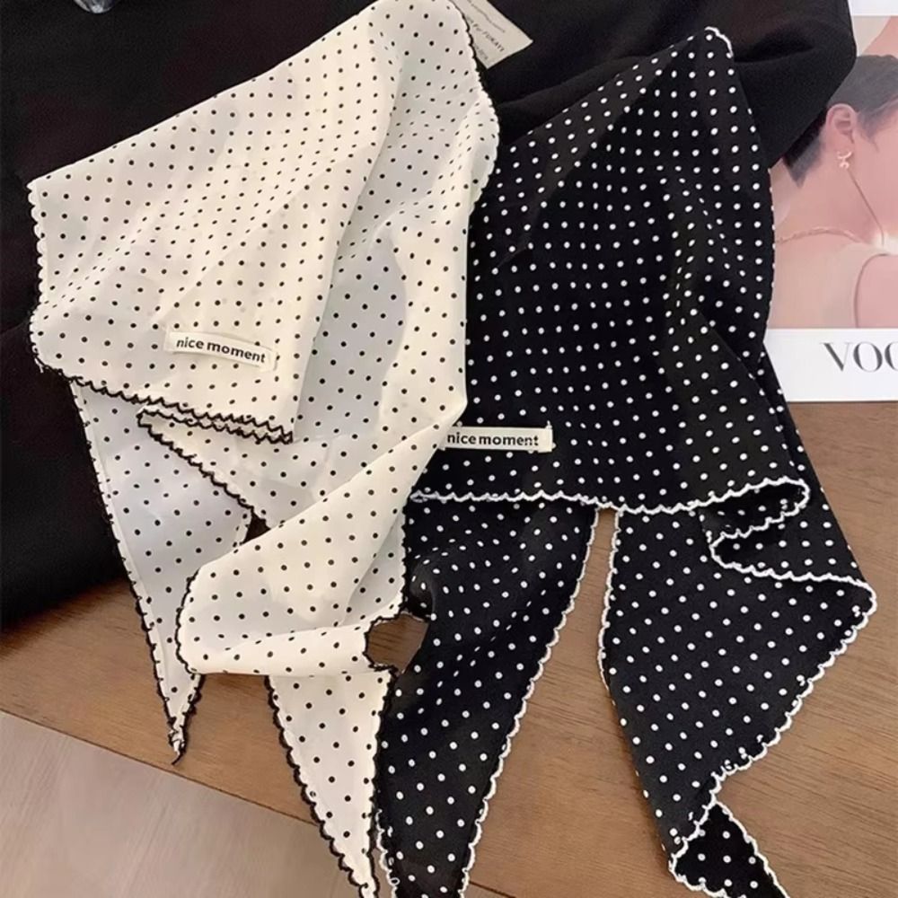 Face Scarf Mask - Mode Strand Driehoekige haarband Kanten rand