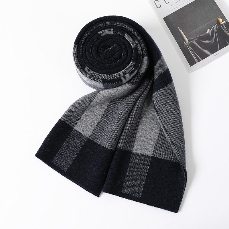 Muffler Men Wool - Luxe Sjaal Man Winter Warme Wollen