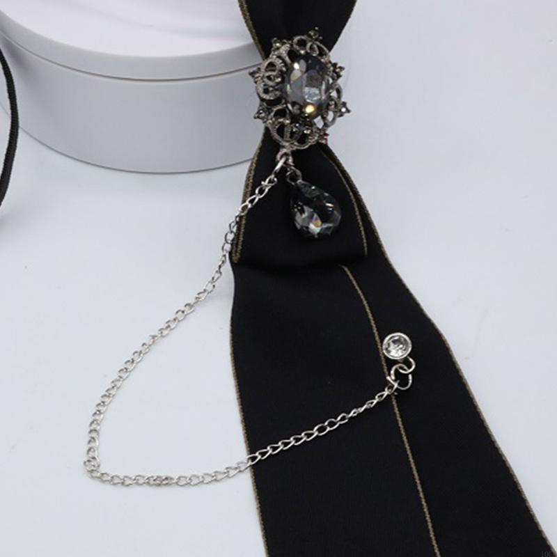 Bow Tie Pre Tied - Stropdas Gotische metalen ketting Charme stropdas