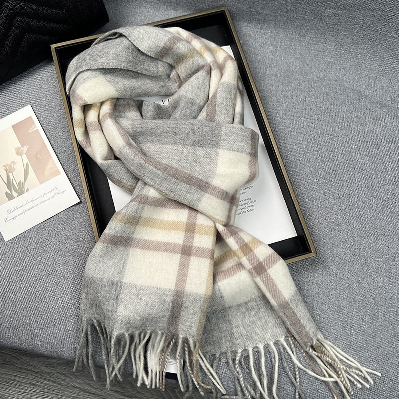 Muffler Men Wool - Hoge Kwaliteit 100% Wollen Sjaal Winter