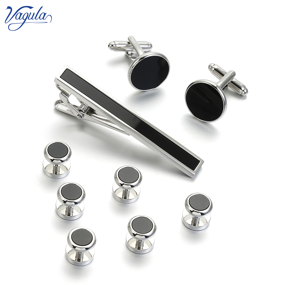Tie Bar Set Gift - VAGULA 9 PCS Tie bar manchetknopen