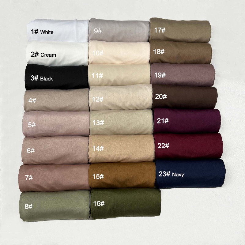 Head Wrap Turban - E2 Premium Liquid Jersey Hijab Sjaal