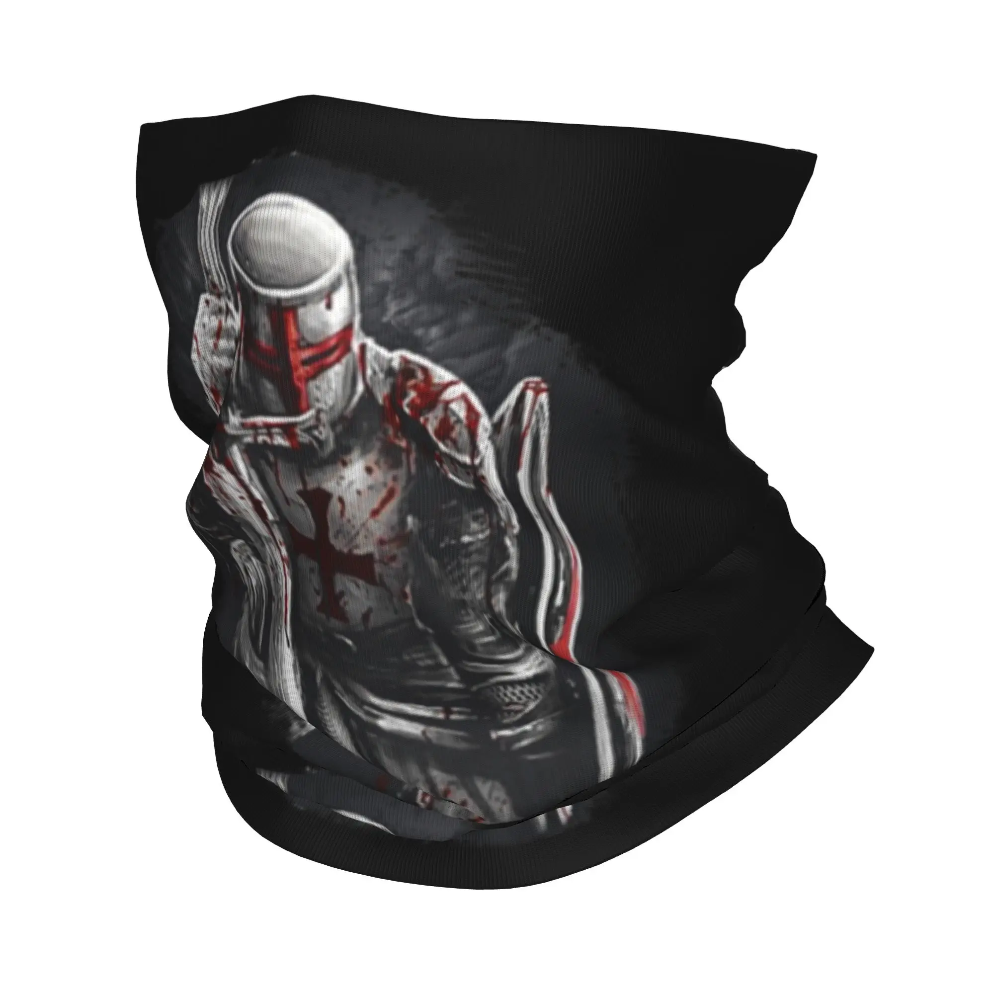 Neck Warmer Tube - Dapper rozenkrans kruisvaarder krijger winter hoofdband