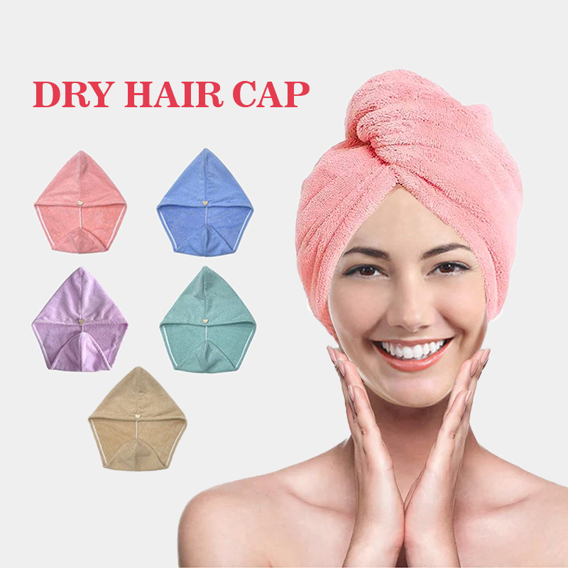 Head Wrap Turban - Microfiber haarhanddoekwikkel voor dames, douche spa