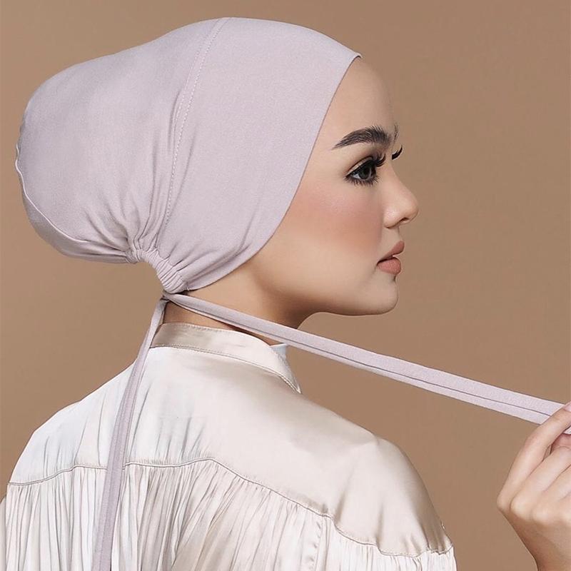 Head Wrap Turban - Nieuwe zachte modale moslim turban hoed