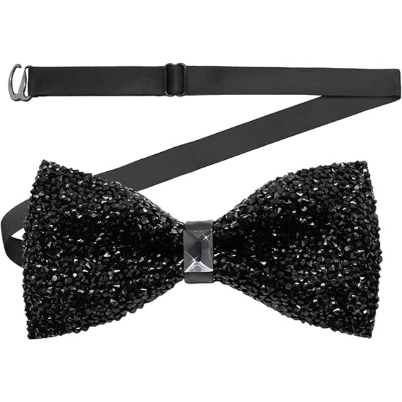 Bow Tie Pre Tied - Mode Strass Strikjes voor Mannen Vrouwen