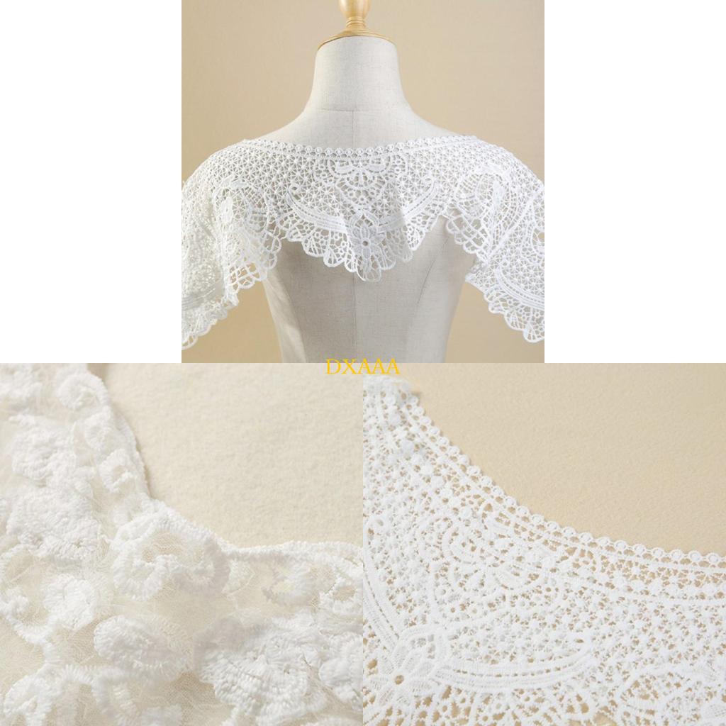 Stole Wedding Shawl - DXAA Vrouwen Borduren Bloemen Kant Sjaal