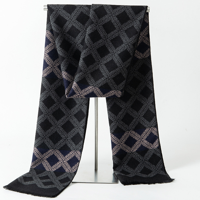 Muffler Men Wool - Designer Merk Plaid Winter Mannen Kasjmier