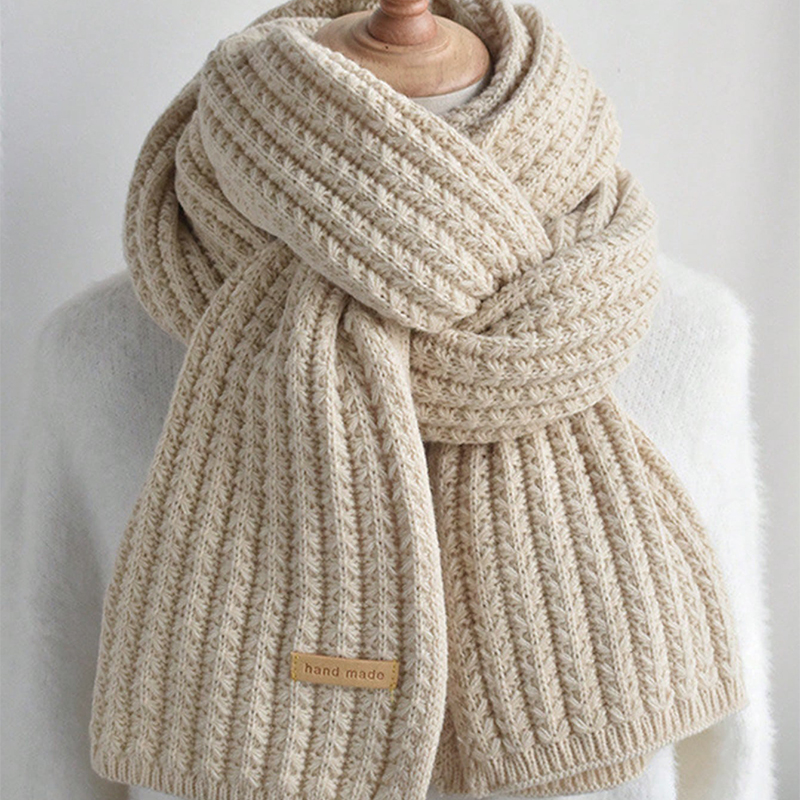 Dikke kabel gebreide warme kas - Muffler Men Wool recensie en prijs