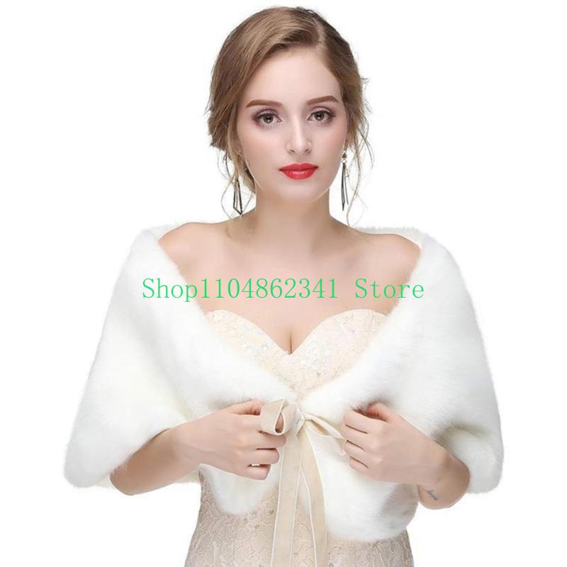 652F Verfijnde namaakbont stol - Stole Wedding Shawl recensie en prijs