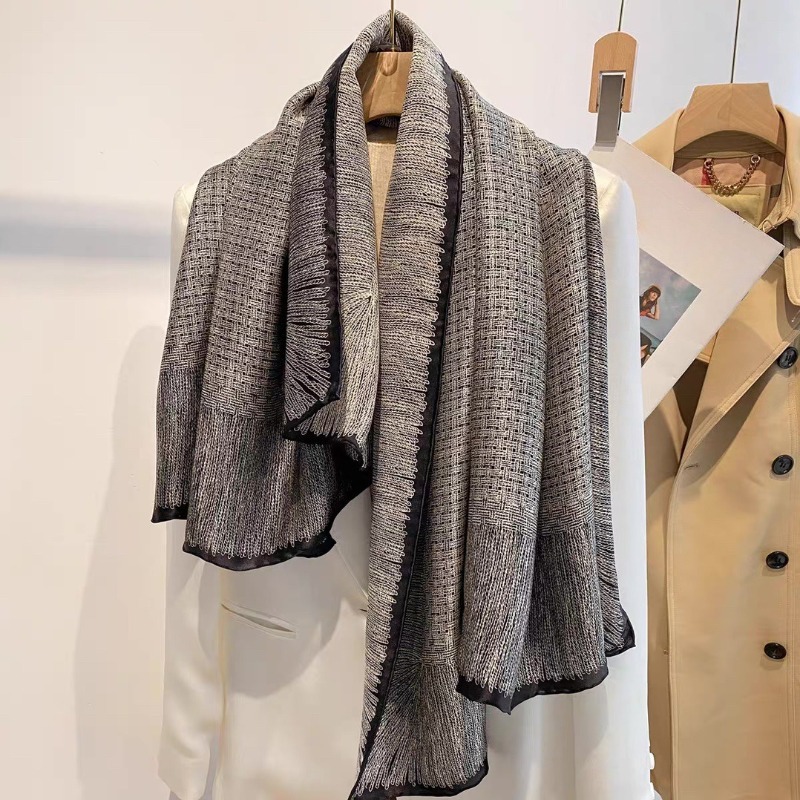 Oversized 110x110cm echte zijd - Pashmina Wrap Large recensie en prijs