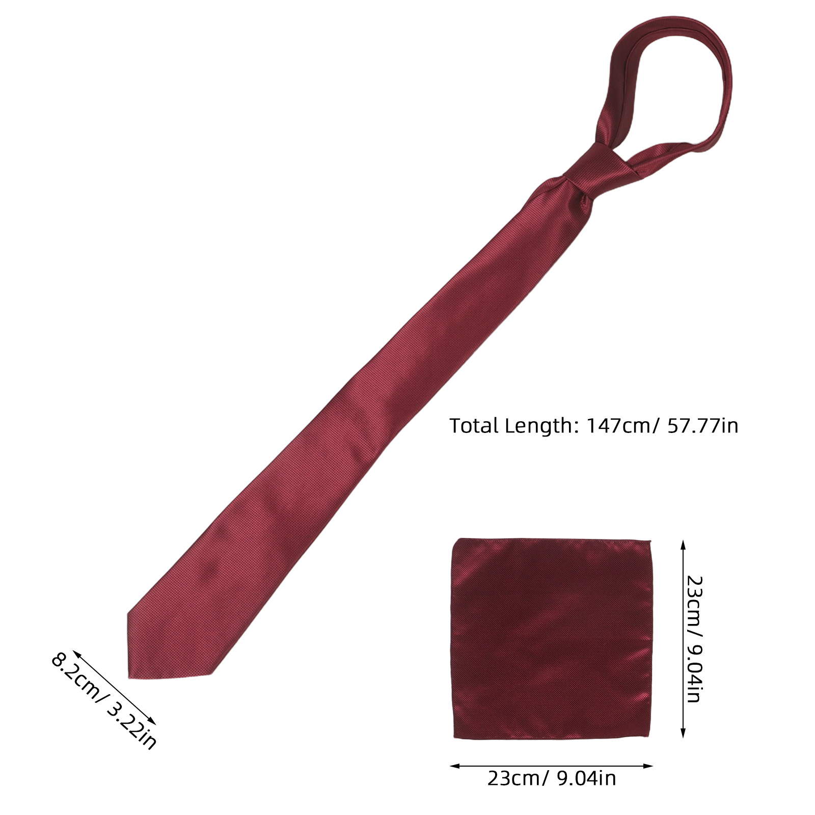 Effen kleur heren stropdas zak - Pocket Square Set recensie en prijs