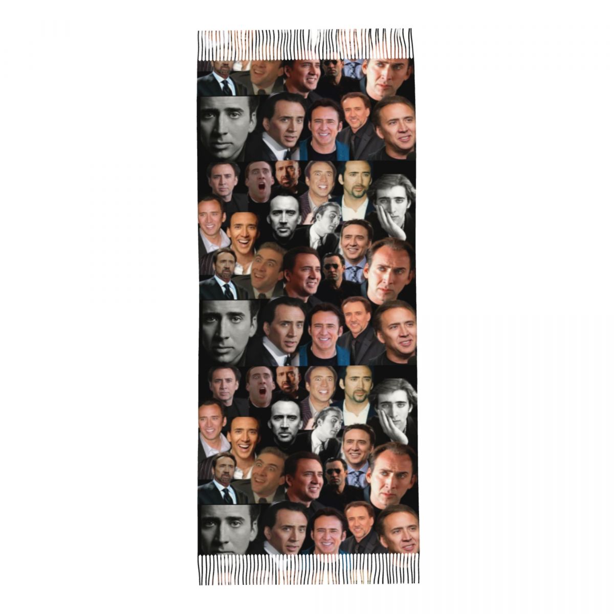 Nicolas Cage Colllage Sjaal Wr - Pashmina Wrap Large recensie en prijs