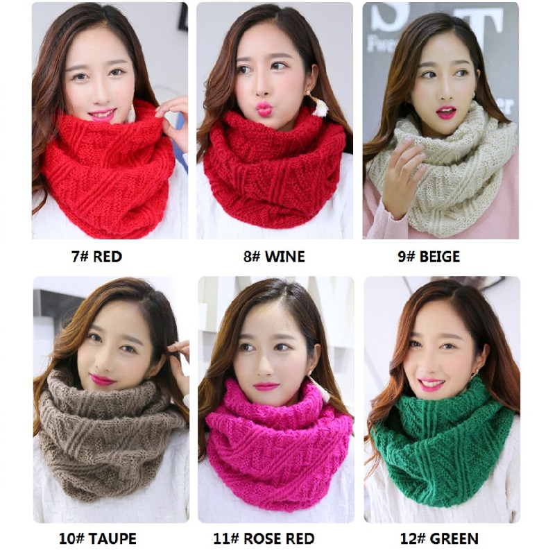 Visrover Kleur Sjaals Vrouwen  - Infinity Scarf Knit recensie en prijs