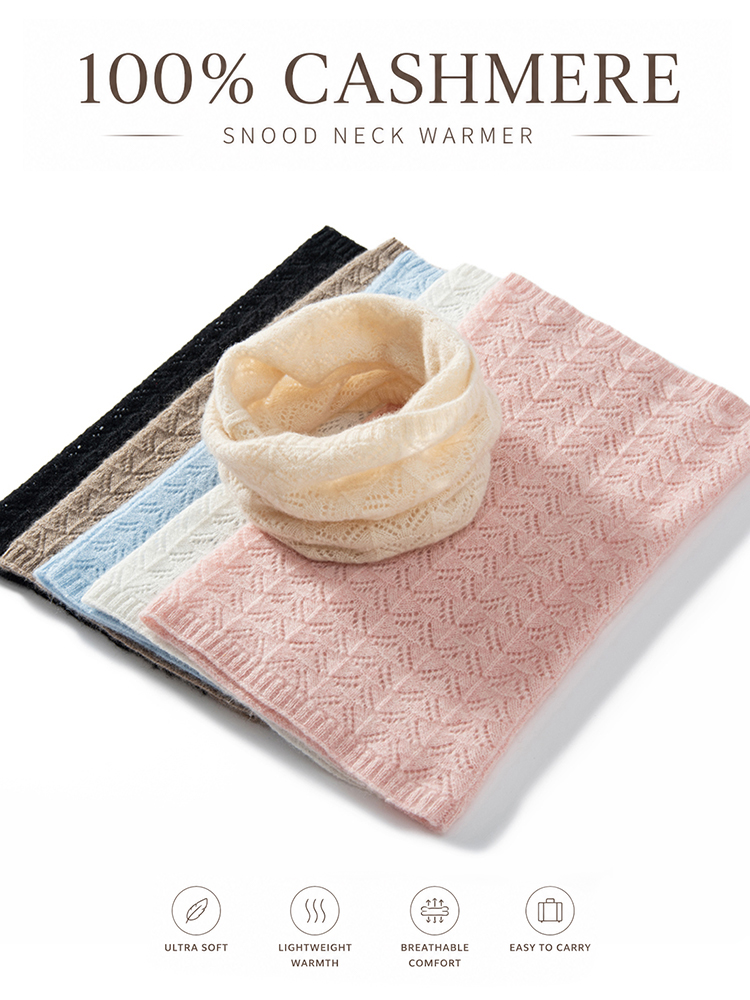 Dames 100% Kasjmier Fan Pointe - Infinity Scarf Knit recensie en prijs