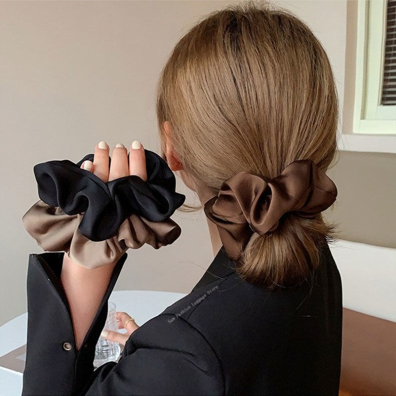 Vintage Zijden Haar Scrunchies - Silk Tie Striped recensie en prijs