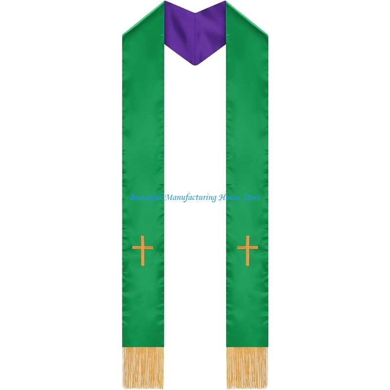 E56A 2PCS omkeerbare pastor sj - Stole Wedding Shawl recensie en prijs