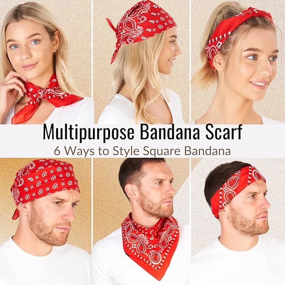 Unisex mannen vrouwen bandana  - Handkerchief Cotton Men recensie en prijs