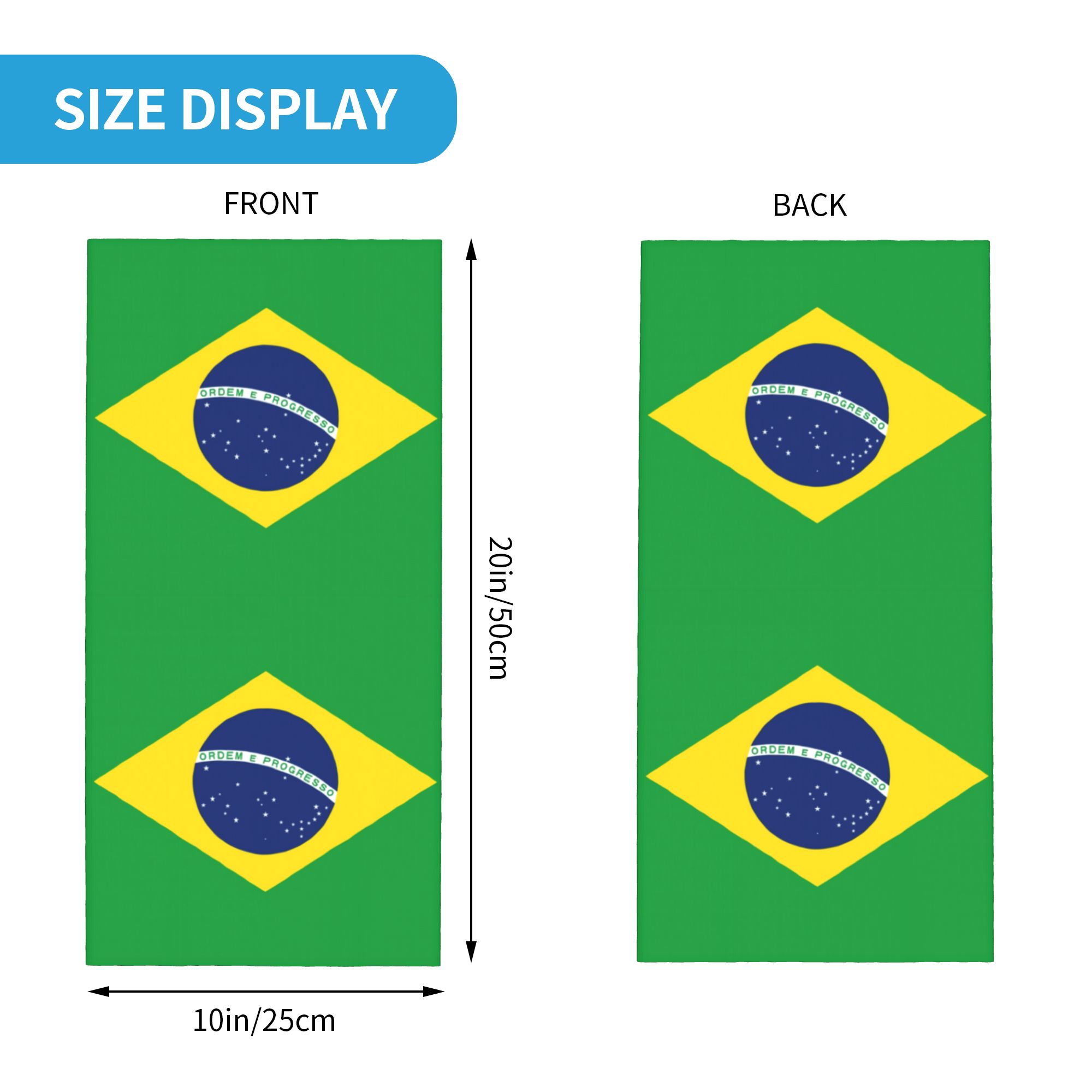 Aangepaste Brazilië Vlag Banda - Neck Warmer Tube recensie en prijs