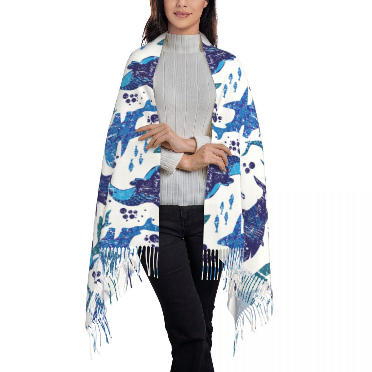 Shark Underwater World Ocean S - Pashmina Wrap Large recensie en prijs