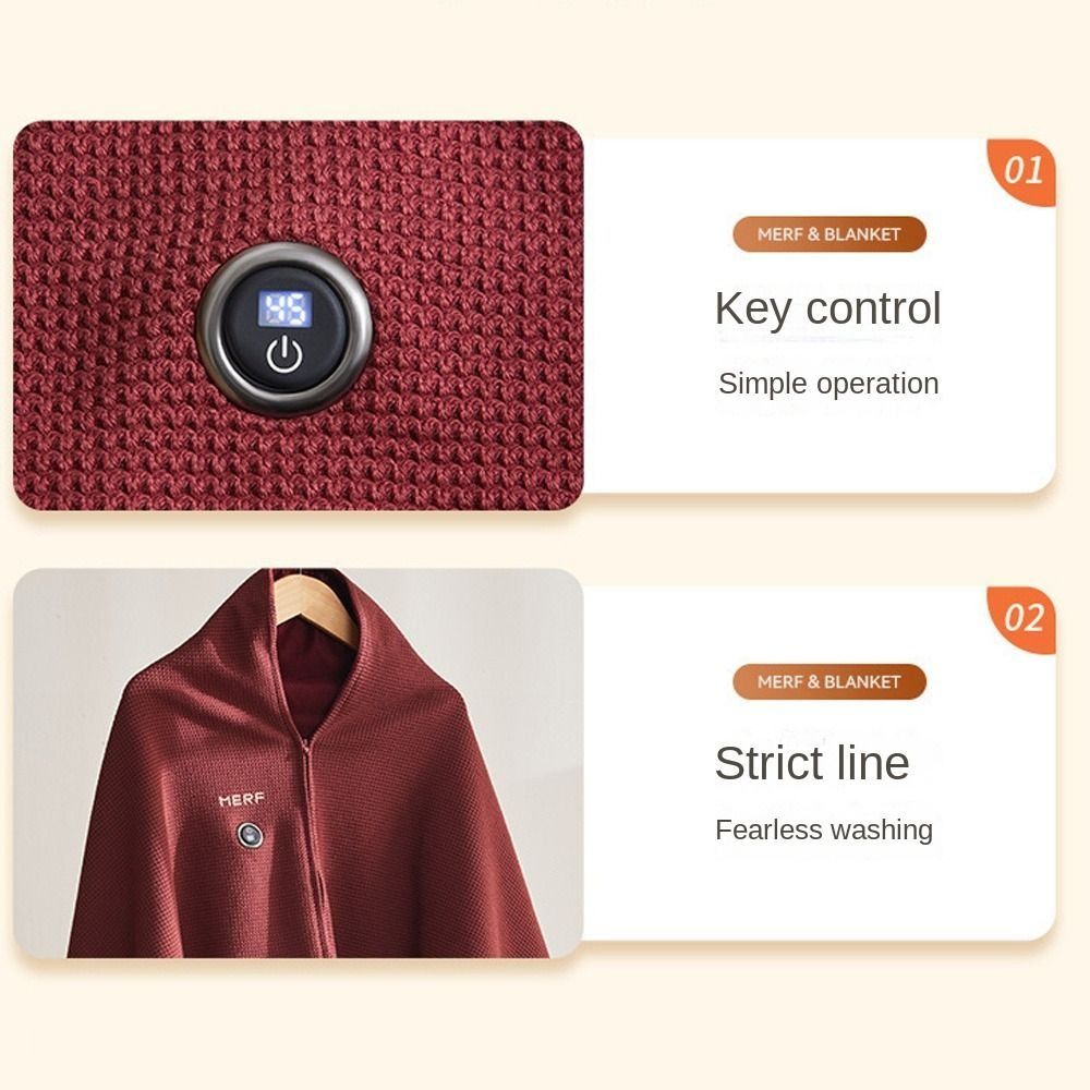Mode draagbare USB elektrisch  - Woven Scarf Blanket recensie en prijs