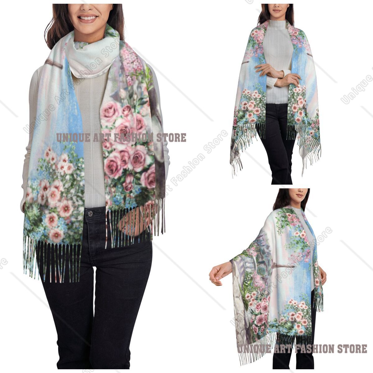 Olieverfschilderij Frankrijk P - Pashmina Wrap Large recensie en prijs