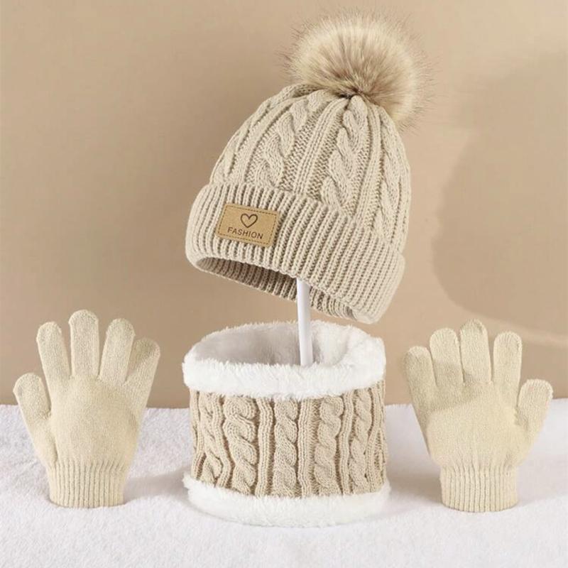 Peuter Kids Pom Pom Decor Muts - Infinity Scarf Knit recensie en prijs